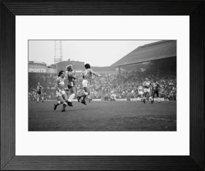 Framed Print : Birmingham City 1-2 Aston Villa, league division 2 match at St Andrews Framed Print : Birmingham City 1-2 Aston Villa, league division 2 match at St Andrews