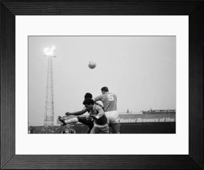 Framed Print : Birmingham City 1-2 Aston Villa, league division 2 match at St Andrews