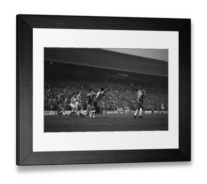 Framed Print : Birmingham City 1-2 Aston Villa, league division 2 match at St Andrews