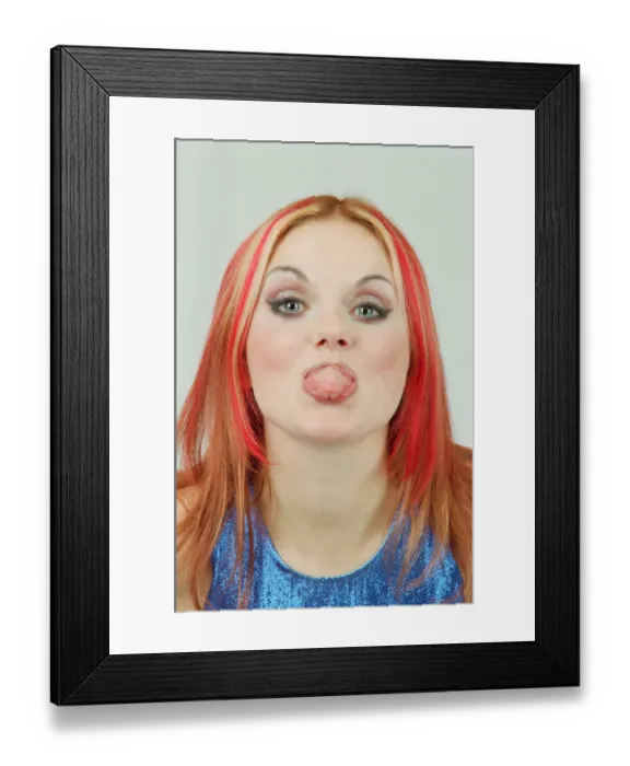 Framed Print : Geri Hailliwell, (famously known as Ginger Spice) pictured here in a photo shoot for Framed Print : Geri Hailliwell, (famously known as Ginger Spice) pictured here in a photo shoot for
