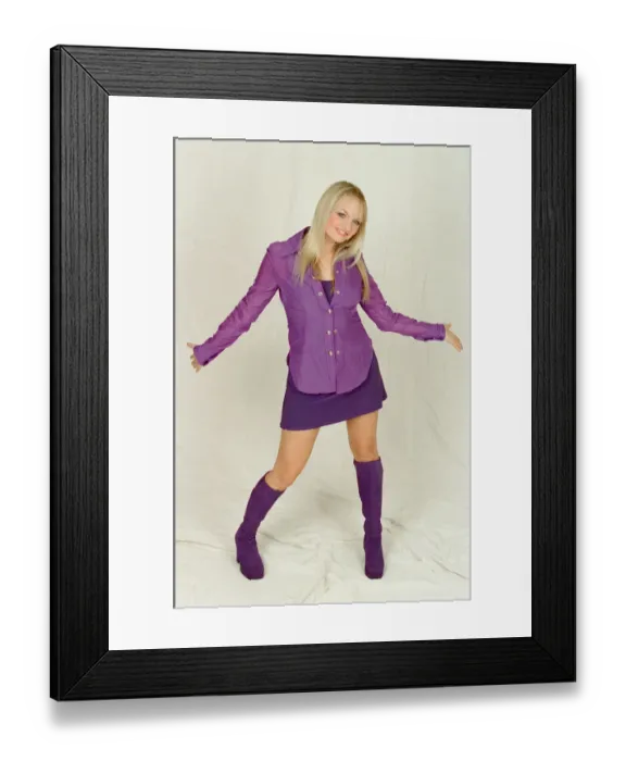 Framed Print : Emma Bunton (famously known as Baby Spice) pictured here in a photo shoot for The Spice