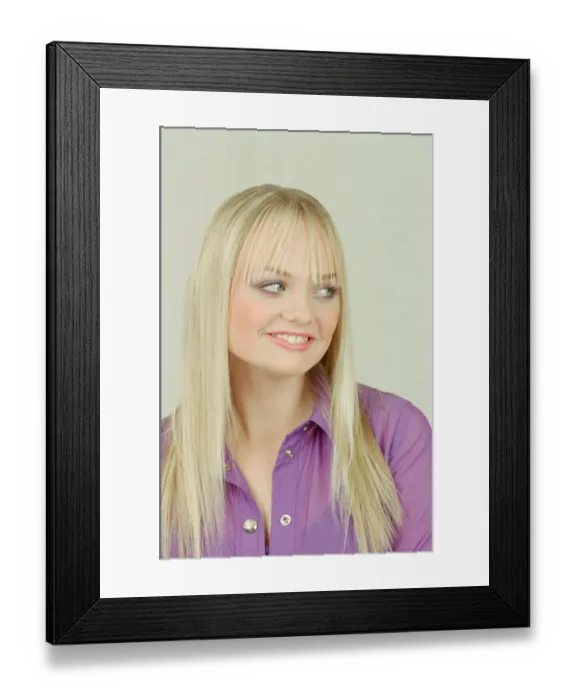 Framed Print : Emma Bunton (famously known as Baby Spice) pictured here in a photo shoot for The Spice