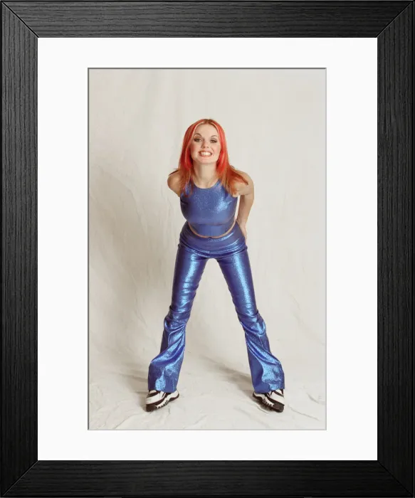 Framed Print : Geri Hailliwell, (famously known as Ginger Spice) pictured here in a photo shoot for Framed Print : Geri Hailliwell, (famously known as Ginger Spice) pictured here in a photo shoot for
