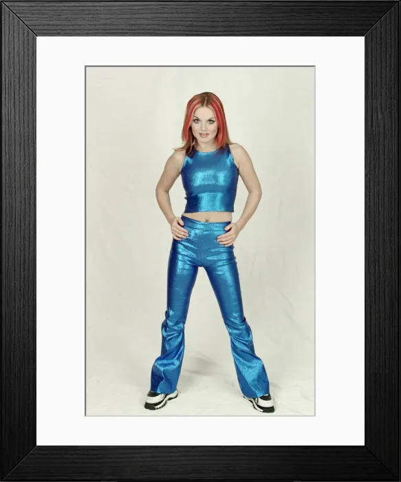 Framed Print : Geri Hailliwell, (famously known as Ginger Spice) pictured here in a photo shoot for Framed Print : Geri Hailliwell, (famously known as Ginger Spice) pictured here in a photo shoot for