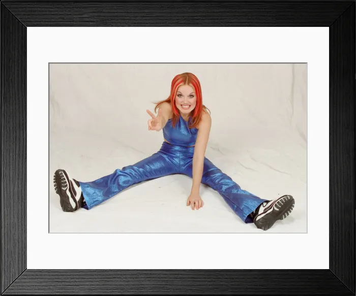 Framed Print : Geri Hailliwell, (famously known as Ginger Spice) pictured here in a photo shoot for Framed Print : Geri Hailliwell, (famously known as Ginger Spice) pictured here in a photo shoot for