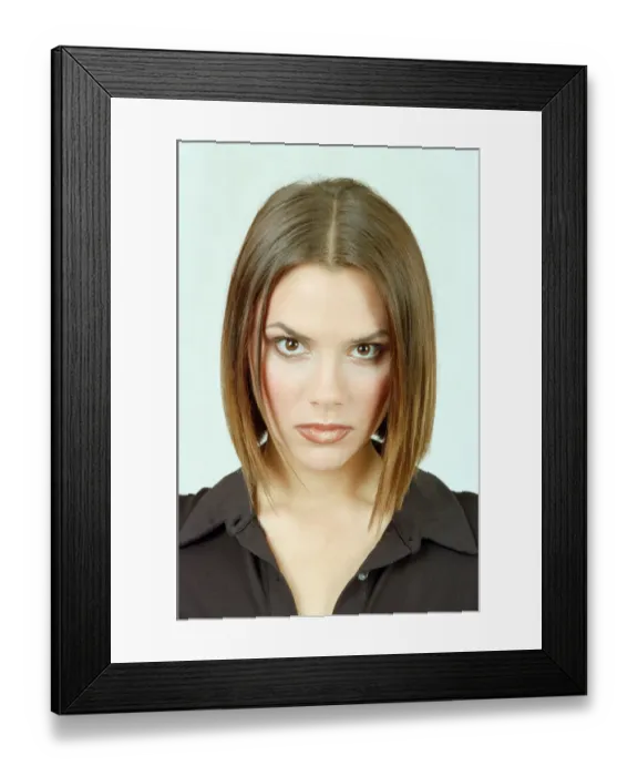 Framed Print : Victoria Adams (later to marry David Beckham in 1999 to become Victoria Beckham) Framed Print : Victoria Adams (later to marry David Beckham in 1999 to become Victoria Beckham)