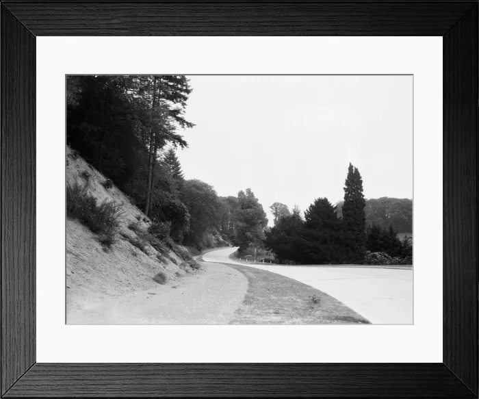 Framed Print : The Dorking By-Pass (A24) shortly before its opening on June 1934