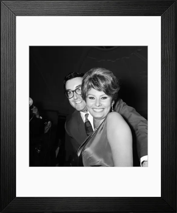 Framed Print : Sophia Loren with Peter Sellers. They will be starring together in the Dimitri de Framed Print : Sophia Loren with Peter Sellers. They will be starring together in the Dimitri de