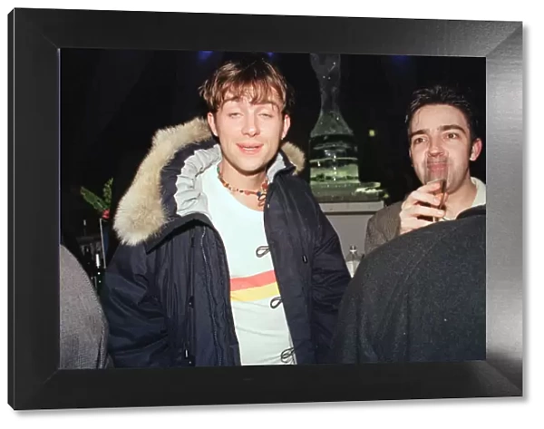 Damon Albarn, lead singer of the British rock band Blur at the Brit Music Awards at Earls