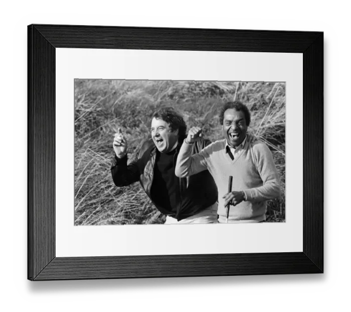 Framed Print : The Marley Golf Classic held at Royal Birkdale Golf Club Jimmy Tarbuck and Kenny Lynch Framed Print : The Marley Golf Classic held at Royal Birkdale Golf Club Jimmy Tarbuck and Kenny Lynch