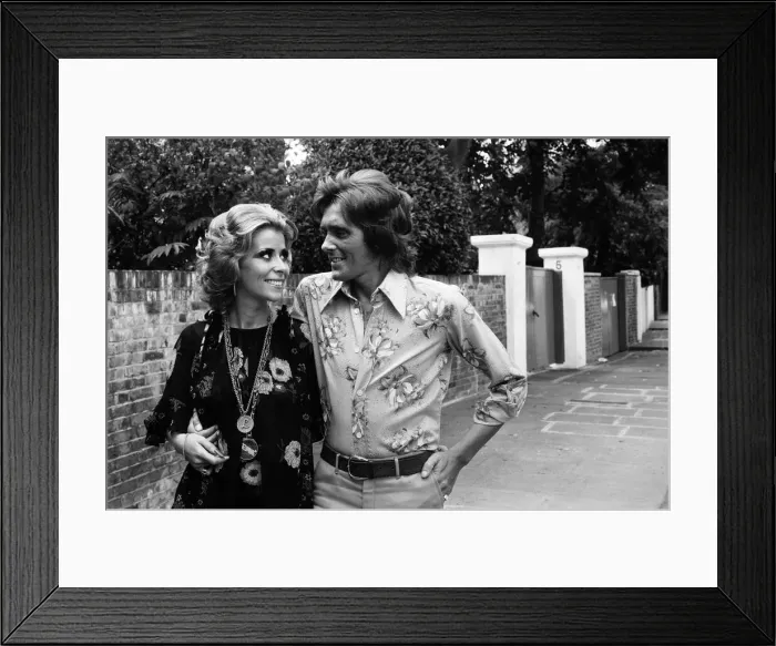 Framed Print : Pop singer Billy Fury pictured in London after a major heart operation Framed Print : Pop singer Billy Fury pictured in London after a major heart operation