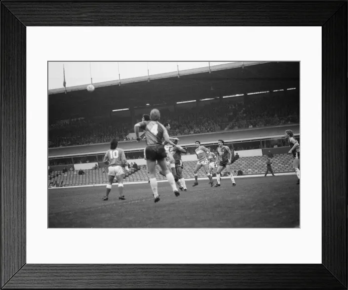 Framed Print : Birmingham City 1-2 Aston Villa, league division 2 match at St Andrews Framed Print : Birmingham City 1-2 Aston Villa, league division 2 match at St Andrews