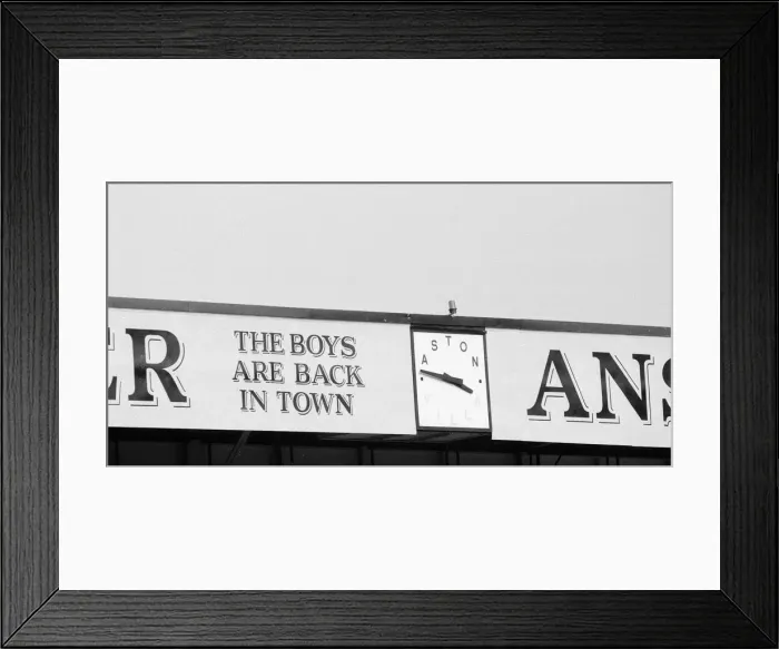 Framed Print : Aston Villa 0-2 Birmingham City, league division 2 match at Villa Park
