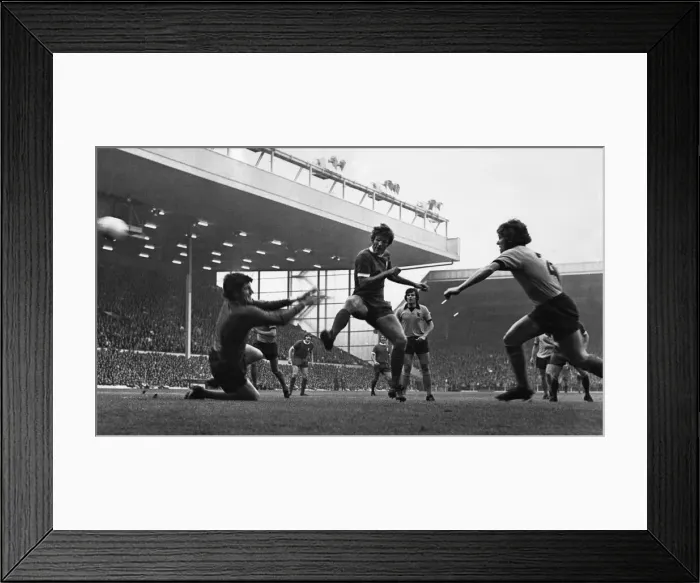 Framed Print : English League Division One match at Anfield. Liverpool 3 v Wolverhampton Wanderers Framed Print : English League Division One match at Anfield. Liverpool 3 v Wolverhampton Wanderers