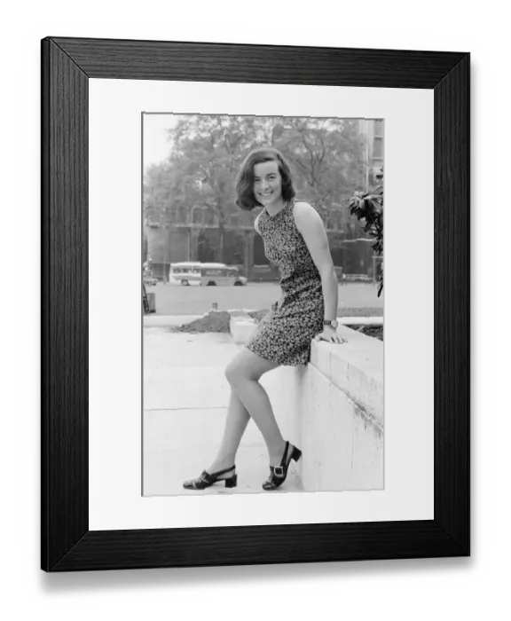 Framed Print : Sara Keays, 23 year old is Secretary to Bernard Braine Conservative MP Framed Print : Sara Keays, 23 year old is Secretary to Bernard Braine Conservative MP