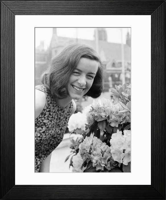 Framed Print : Sara Keays, 23 year old is Secretary to Bernard Braine Conservative MP Framed Print : Sara Keays, 23 year old is Secretary to Bernard Braine Conservative MP