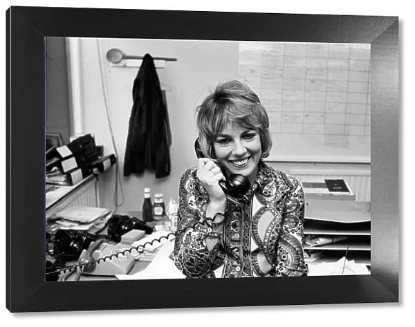 Esther Rantzen pictured at the BBC. 13th October 1971