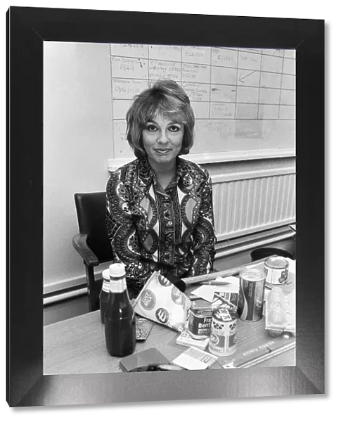 Esther Rantzen pictured at the BBC. 13th October 1971