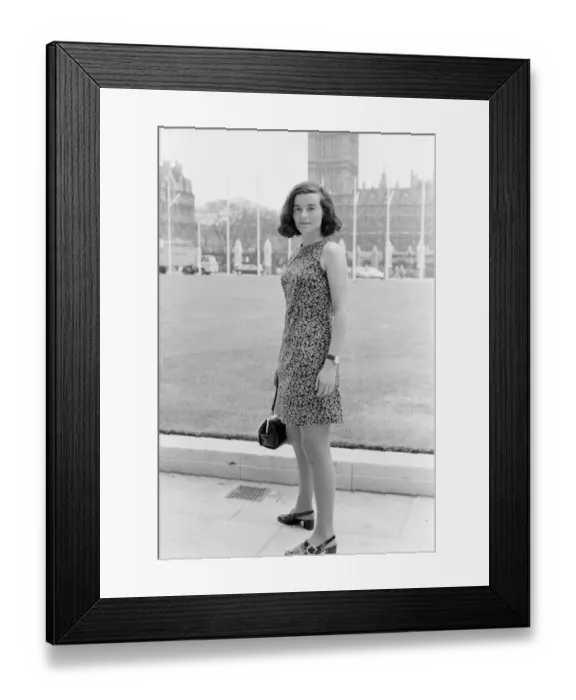 Framed Print : Sara Keays, 23 year old is Secretary to Bernard Braine Conservative MP Framed Print : Sara Keays, 23 year old is Secretary to Bernard Braine Conservative MP