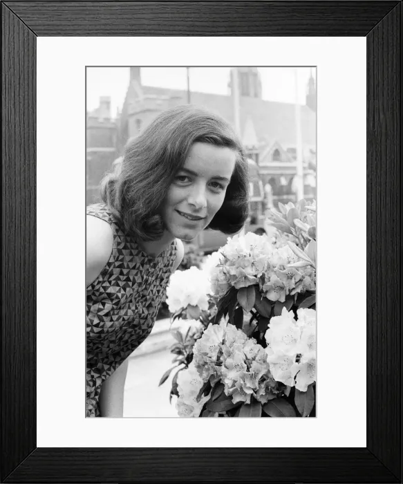 Framed Print : Sara Keays, 23 year old is Secretary to Bernard Braine Conservative MP Framed Print : Sara Keays, 23 year old is Secretary to Bernard Braine Conservative MP