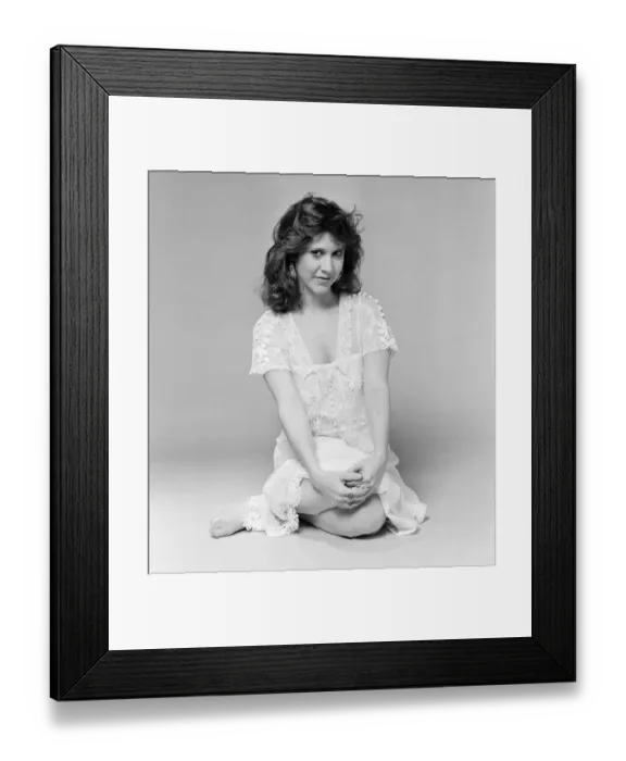 Framed Print : Carrie Fisher, American actress in in the UK to coincide with the release of new film