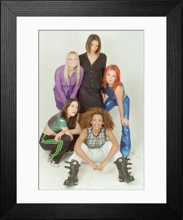 Framed Print : The Spice Girls. 23rd October 1996 The Spice Girls were an internationally Framed Print : The Spice Girls. 23rd October 1996 The Spice Girls were an internationally