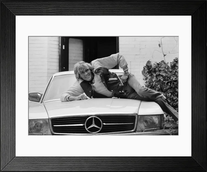 Framed Print : Singer Billy Fury is back rehearsing new tunes. Pictured outside the recording studios Framed Print : Singer Billy Fury is back rehearsing new tunes. Pictured outside the recording studios