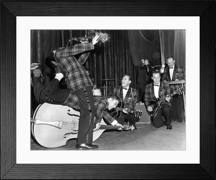Framed Print : 13 February, 1957, rock n roll king Bill Haley Framed Print : 13 February, 1957, rock n roll king Bill Haley