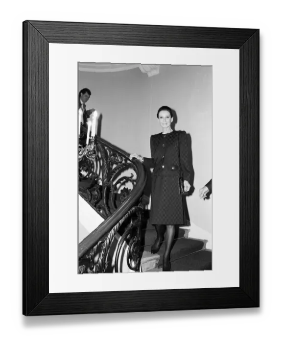 Framed Print : Actress Audrey Hepburn, who is in London for a UNICEF conference