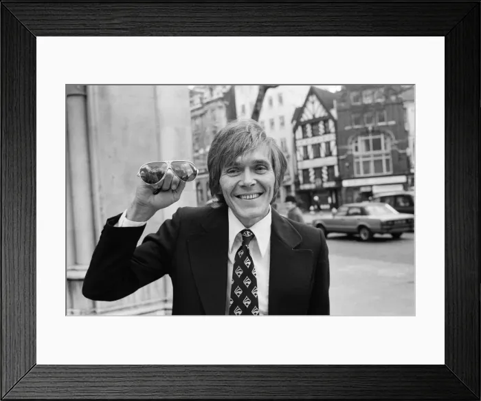 Framed Print : Singer Billy Fury pictured in London today after his discharge from bankruptcy