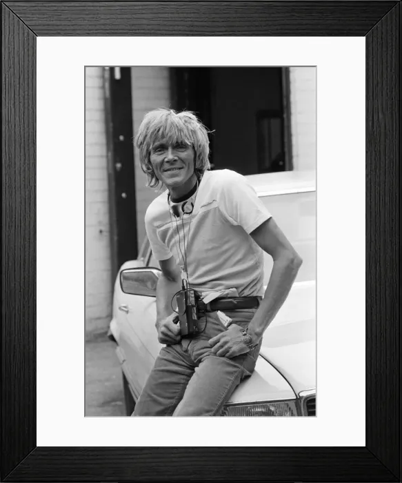 Framed Print : Singer Billy Fury is back rehearsing new tunes. Pictured outside the recording studios