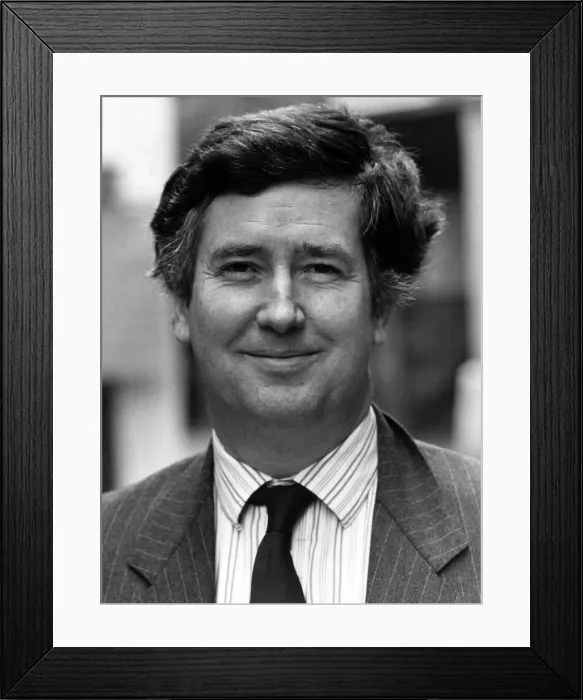 Framed Print : Member of Parliament for Darlington Michael Fallon. 23rd March 1990 Framed Print : Member of Parliament for Darlington Michael Fallon. 23rd March 1990