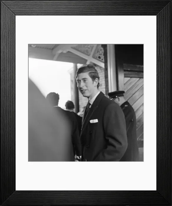 Framed Print : The Royal Family at Christmas and New Year. Picture shows Prince Charles Framed Print : The Royal Family at Christmas and New Year. Picture shows Prince Charles