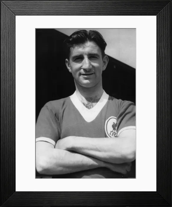 Framed Print : Portrait of Liverpool footballer Geoff Twentyman, who went on to become chief scout for Framed Print : Portrait of Liverpool footballer Geoff Twentyman, who went on to become chief scout for