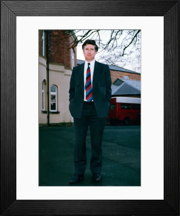 Framed Print : Conservative MP Michael Fallon. 14th March 1993 Framed Print : Conservative MP Michael Fallon. 14th March 1993