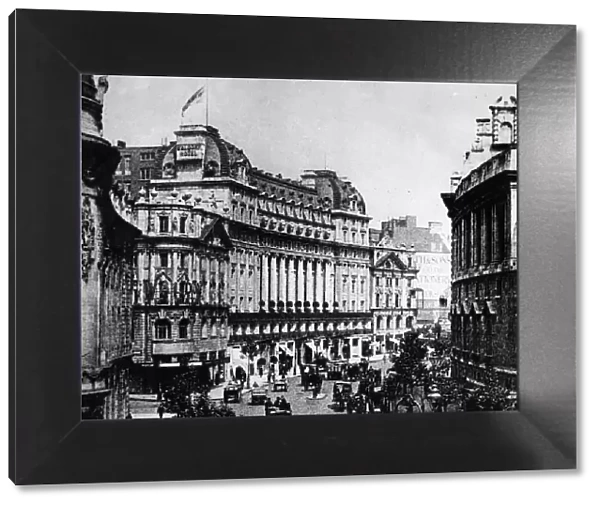 Central London - a view of Alwych, showing The Waldorf Hotel