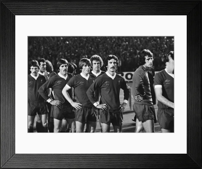 Framed Print : European Cup Semi Final First Leg match at the Rheinstadion Framed Print : European Cup Semi Final First Leg match at the Rheinstadion
