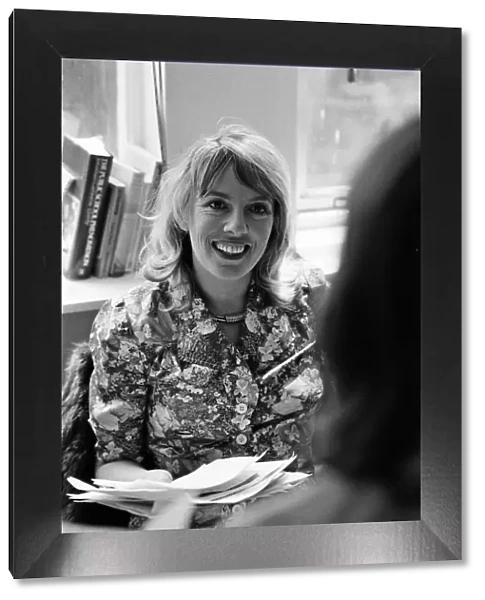 Esther Rantzen pictured in the 'Thats Life'offices. 16th May 1978