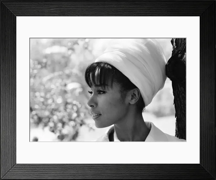 Framed Print : Diahann Carroll, American Singer and Actress, photo-call at Victoria Embankment Gardens Framed Print : Diahann Carroll, American Singer and Actress, photo-call at Victoria Embankment Gardens