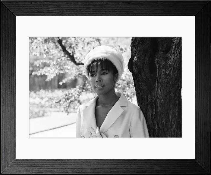 Framed Print : Diahann Carroll, American Singer and Actress, photo-call at Victoria Embankment Gardens Framed Print : Diahann Carroll, American Singer and Actress, photo-call at Victoria Embankment Gardens