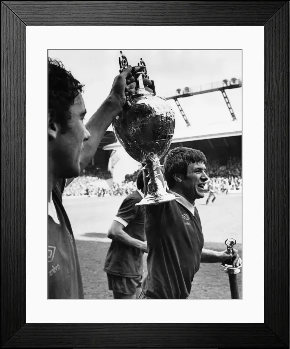 Framed Print : Liverpool win the League Championship after a goalless draw with West Ham United Framed Print : Liverpool win the League Championship after a goalless draw with West Ham United