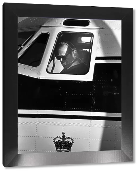 Prince Philip, Duke of Edinburgh sets off for home from Speke Airport after his vibist to