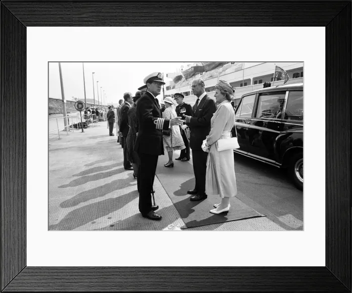 Framed Print : Queen Elizabeth II and Prince Philip, Duke of Edinburgh visit Port Sunlight as part of Framed Print : Queen Elizabeth II and Prince Philip, Duke of Edinburgh visit Port Sunlight as part of