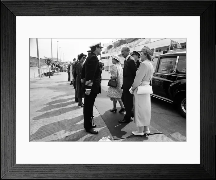 Framed Print : Queen Elizabeth II and Prince Philip, Duke of Edinburgh visit Port Sunlight as part of Framed Print : Queen Elizabeth II and Prince Philip, Duke of Edinburgh visit Port Sunlight as part of