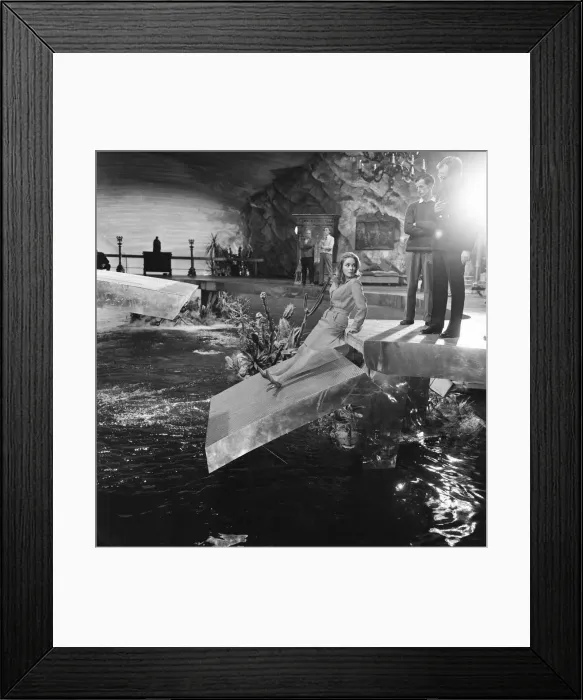 Framed Print : Karin Dor, German actress, on the set of new James Bond film, You Only Live Twice Framed Print : Karin Dor, German actress, on the set of new James Bond film, You Only Live Twice