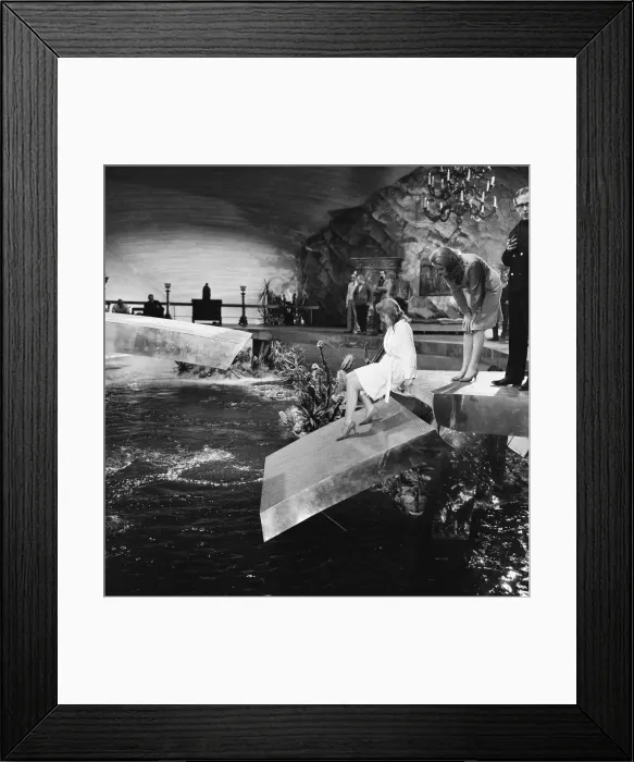 Framed Print : Karin Dor, German actress, on the set of new James Bond film, You Only Live Twice Framed Print : Karin Dor, German actress, on the set of new James Bond film, You Only Live Twice