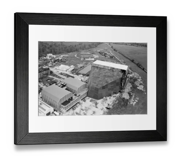 Framed Print : Volcano is the biggest and most complex film set interior ever built in Europe Framed Print : Volcano is the biggest and most complex film set interior ever built in Europe