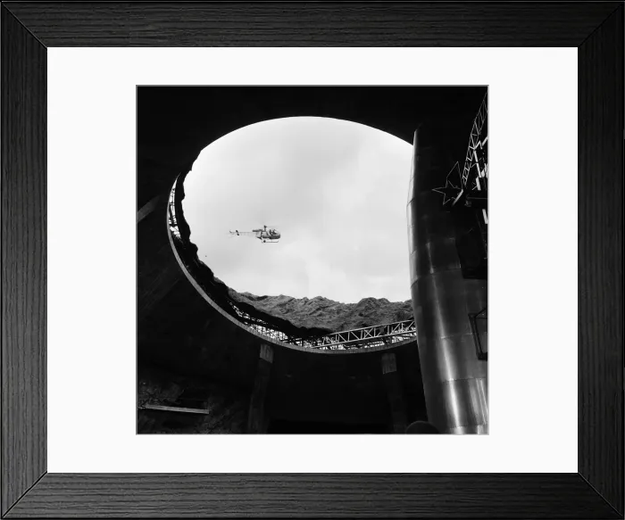 Framed Print : Volcano is the biggest and most complex film set interior ever built in Europe Framed Print : Volcano is the biggest and most complex film set interior ever built in Europe