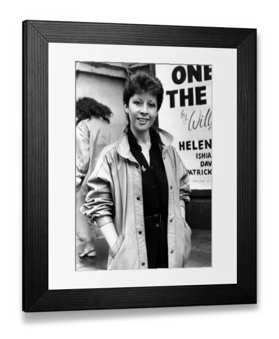 Framed Print : Singer Helen Shapiro who is appearing at the Theatre Royal in Newcastle in Willy Framed Print : Singer Helen Shapiro who is appearing at the Theatre Royal in Newcastle in Willy