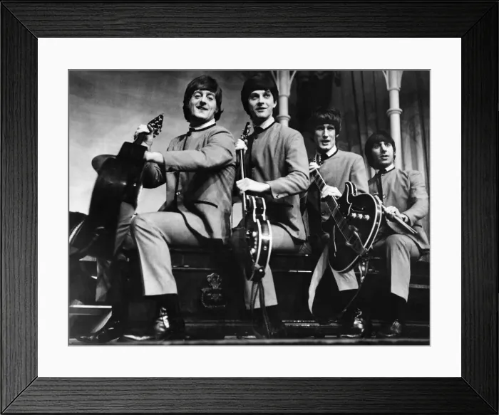 Framed Print : Willy Russells 1974 play John, Paul, George, Ringo